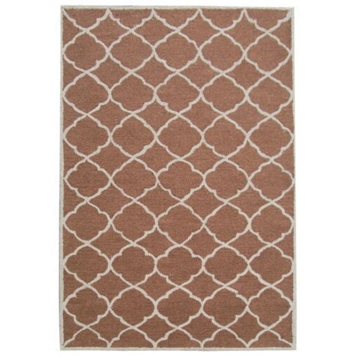 Bakero Covor Wool tuft 4604 brown (153x244 cm)