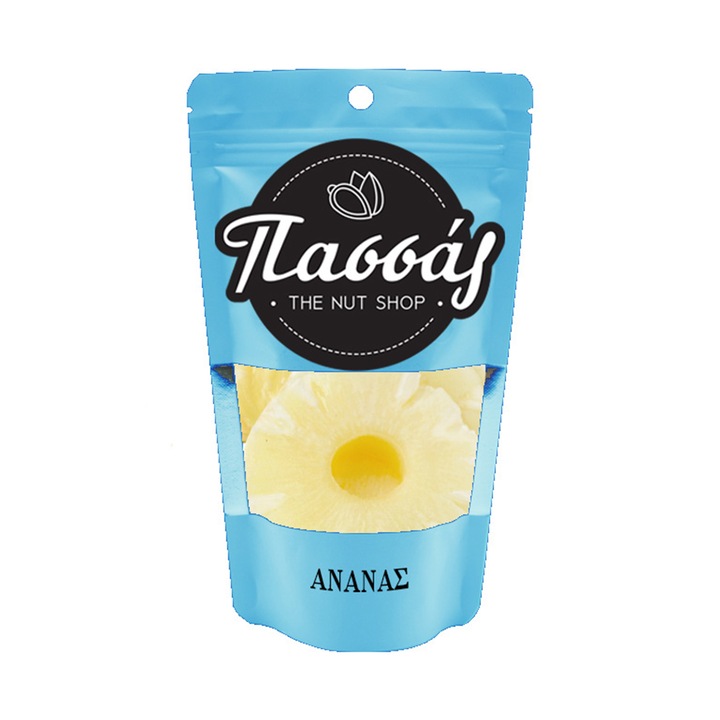 Felii de ananas uscat, Passas, 500g