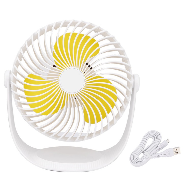 3 sebességes asztali ventilátor, csendes személyi ventilátor otthoni tanuláshoz, ultra csendes működés és levehető burkolat a könnyű karbantartáshoz, könyvtári használatra alkalmas