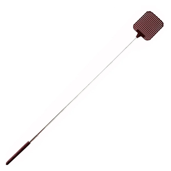 Paleta telescopica pentru tantari, plastic si otel inoxidabil, extensibila pana la 73.5cm, neagra
