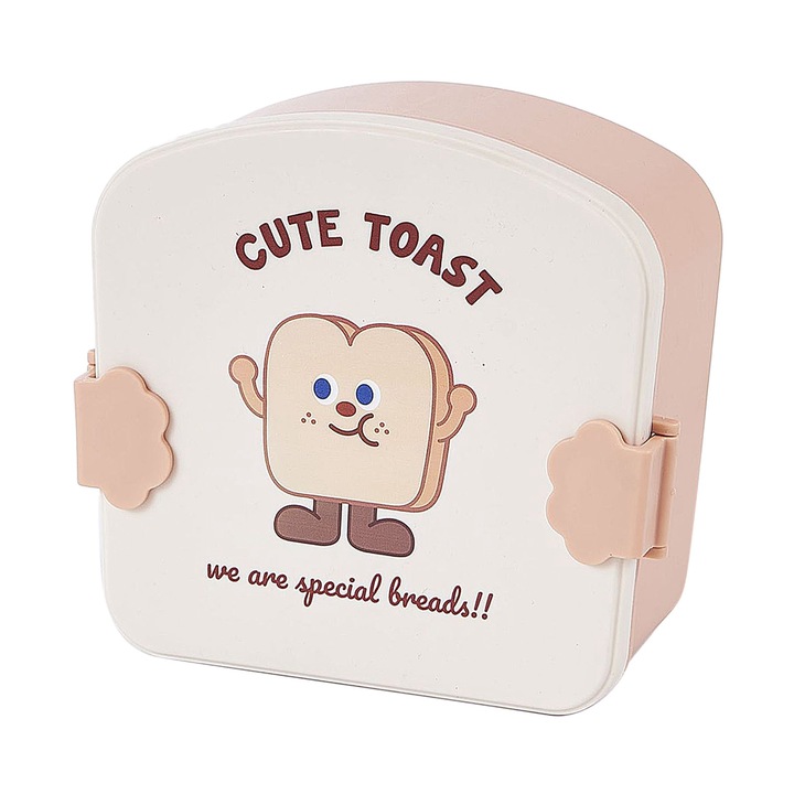 Enforose ételtároló doboz, rekeszes kialakítás, sima fedél, fehér, újrafelhasználható, könnyen tisztítható