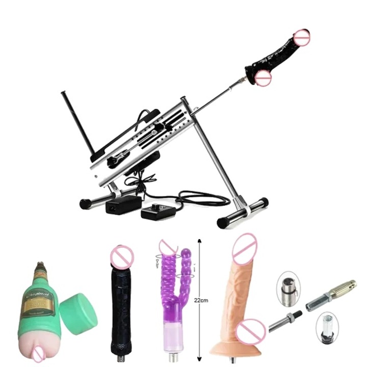 Секс машина, комплект с управление чрез кабел, регулируема дължина, включен 1 вибратор, 45x35x45 см, 8 кг