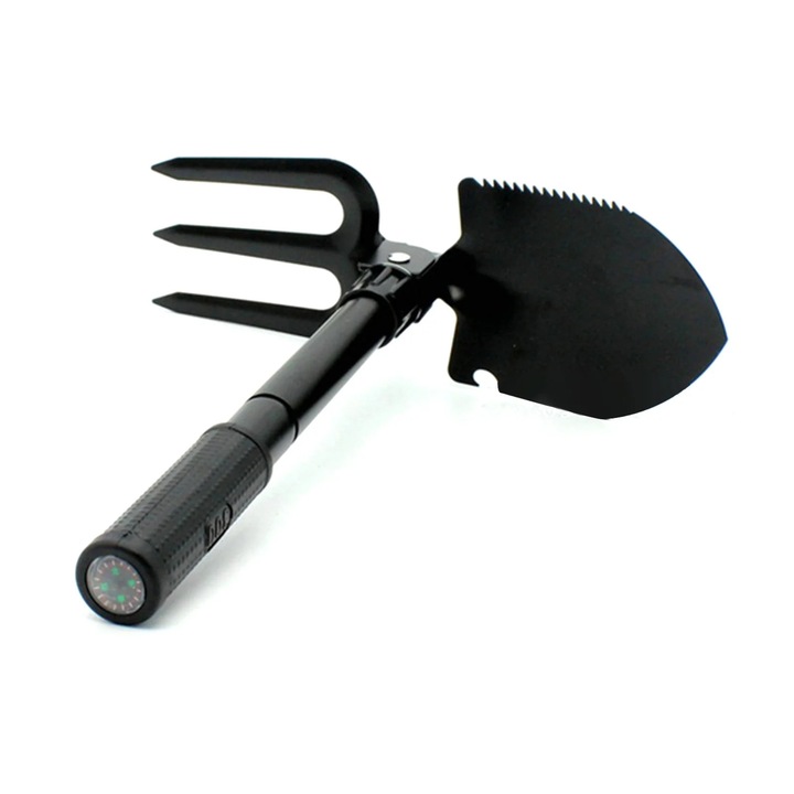 Lopata pliabila gradina YANYXR negru 16x11x4cm ergonomic