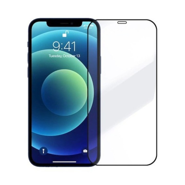 Folie Sticla Securizata, Flippy, Pentru Samsung Galaxy A15, Full Glue, Margini Negre, Transparent