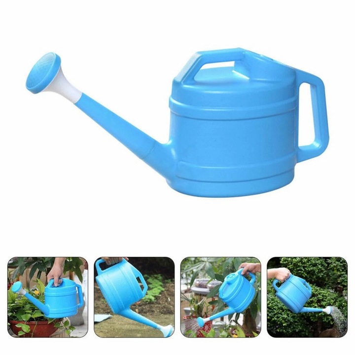 Stropitoare gradina 3.5L, maner confortabil, albastru