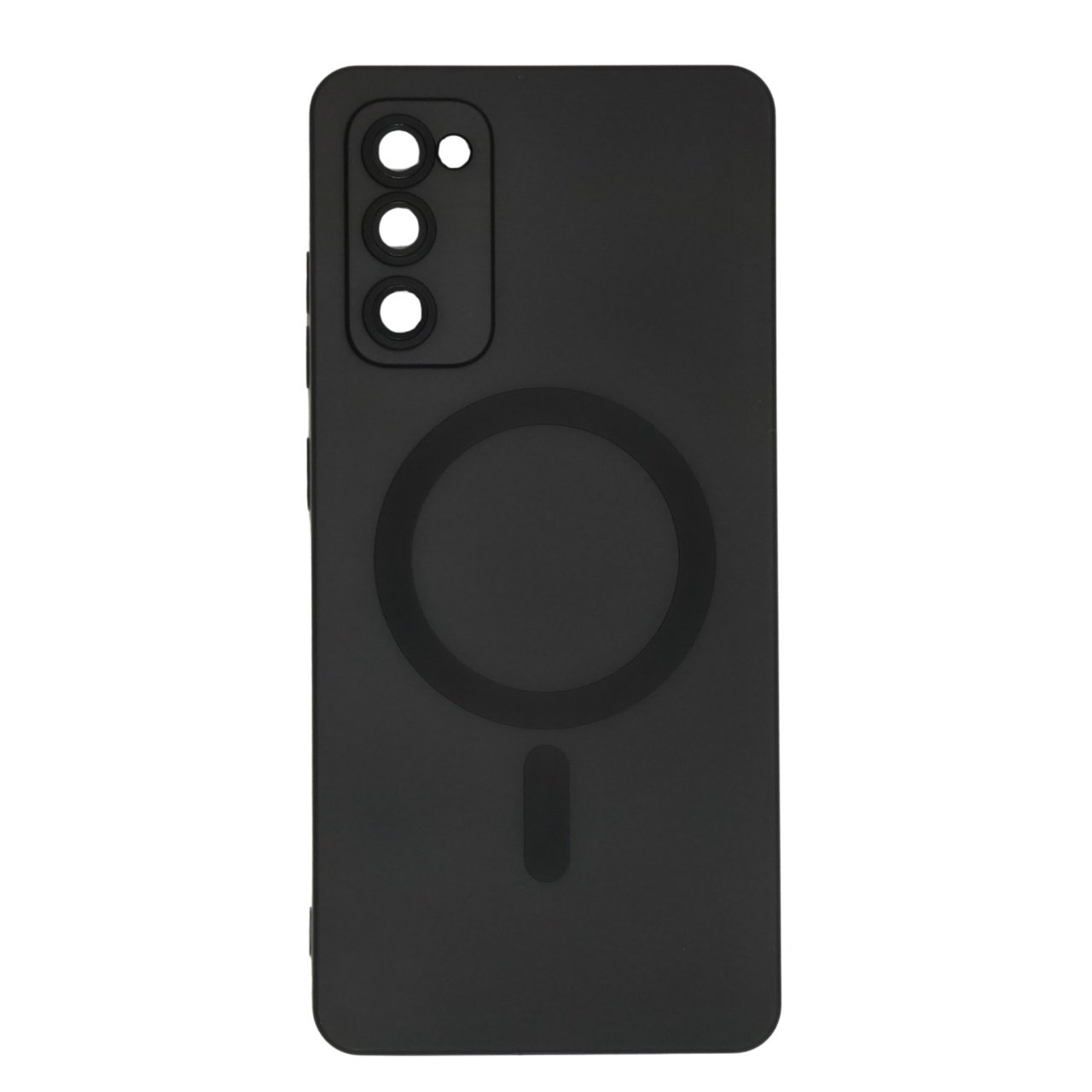 Husa compatibila cu Samsung S21Plus, Tehnologie Magsafe, cu protectie de camera, Negru