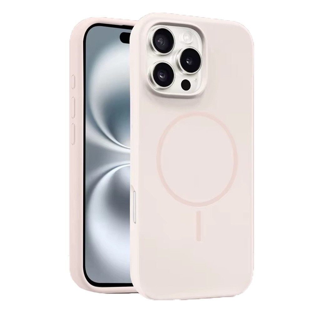 Husa pentru Apple iPhone 16 Pro Max, SoftGuard Protect, Incarcare de Tip MagSafe, Interior de Microfibra, Silicon Moale, Placut la Atingere, Anti-Alunecare, Absoarbe Socurile, Anti-Amprente, Ultra-Slim, Magnet Puternic, Roz Pal