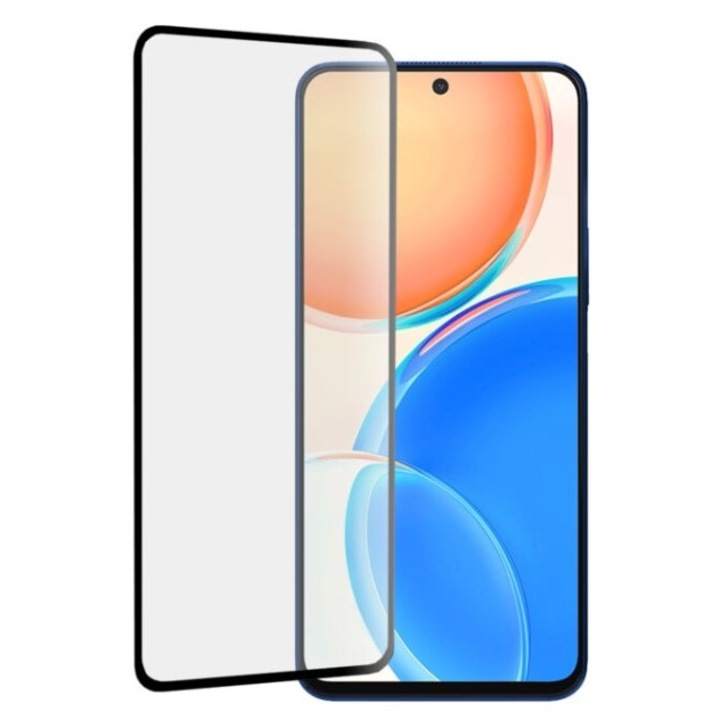 Защитно фолио Flippy, Съвместимо с Honor 90 Lite 5G, Full Glue, Черен