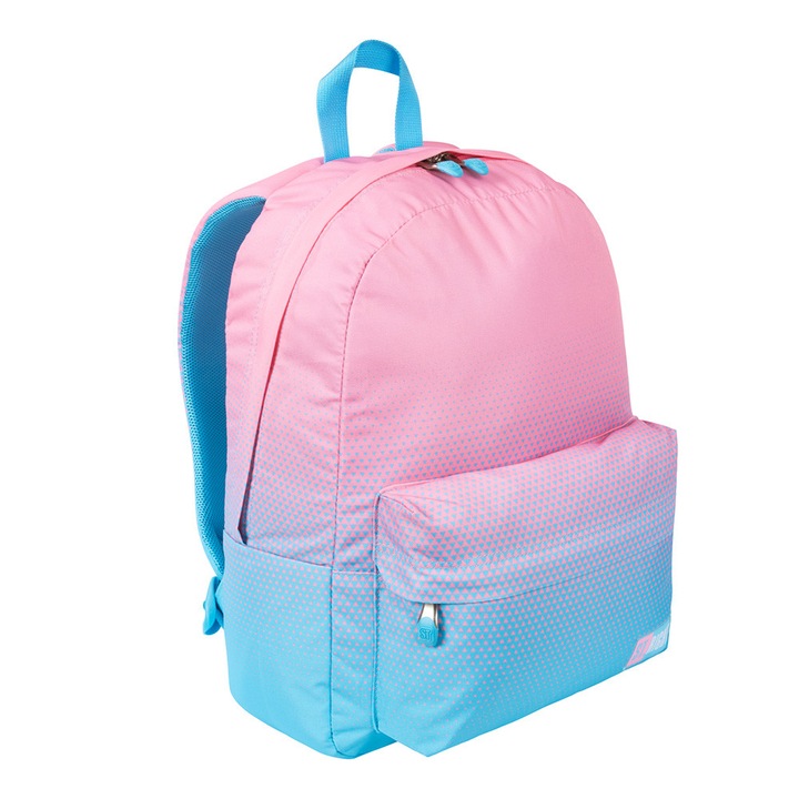 Rucsac St.Right, cu 1 Compartiment, Impermeabil, Pink Blue Gradient BP33, 40x31x17 cm