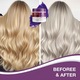Masca nuantatoare tratament par Mov/Violet Karseell, neutralizeaza tonurile galbene si portocalii, hidrateaza si repara parul blond, decolorat sau gri, 500ml