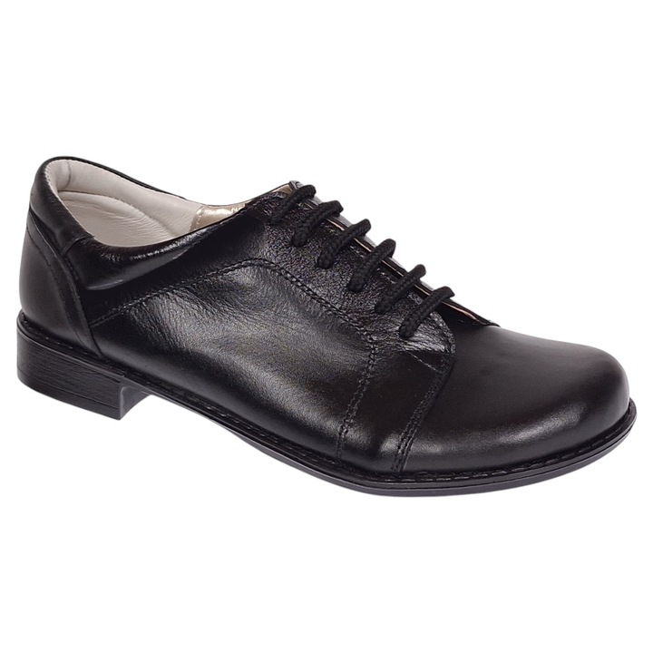 Pantofi dama casual din piele naturala 200401, Negru