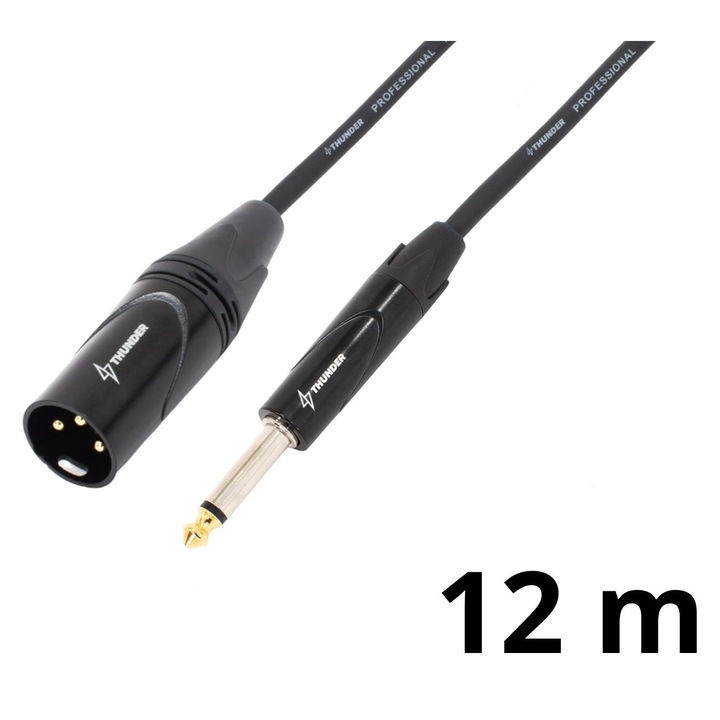 Thunder CX38-12m jelkábel (6,3 mm Jack – XLR papa)