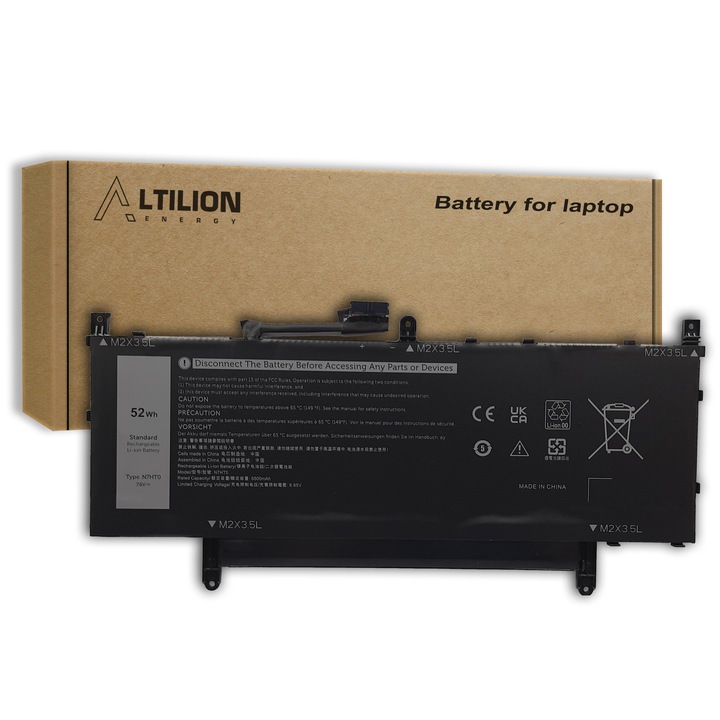N7HT0 8NFC7 akkumulátor – Dell Latitude 9510 2 az 1-ben / Dell Latitude 9520 2 az 1-ben