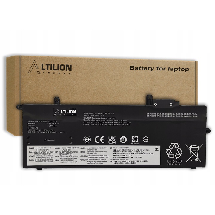 Батерия L17L6P71 L17C6P71 L17M6P71 01AV470 за Lenovo ThinkPad X280 / A285