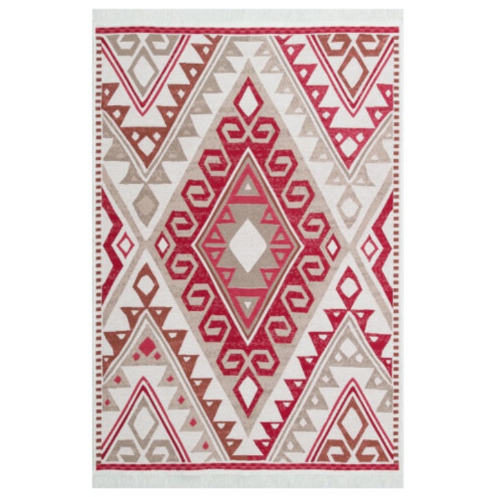 Bakero Covor Kelim Arya 08 coral (80x300 cm)