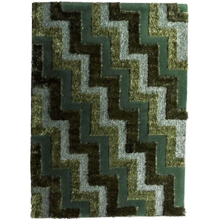 Bakero Covor Vedia 7/51 oil green (140x200 cm)