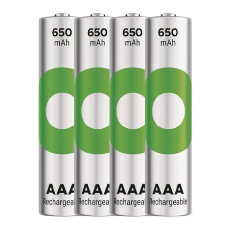 Set 4 baterii reincarcabile AAA / R03 Ni-MH GP ReCyko 650mAh - eMAG.ro