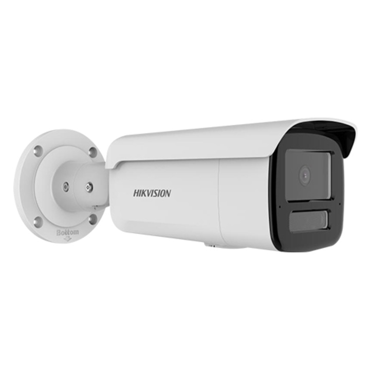 IP камера 8MP, AcuSense, 2.8mm обектив, IR 60m, WL 60m, Audio, Audio Alarm+Strobe - HIKVISION DS-2CD2T83G2-LIS2U-SL-2.8mm