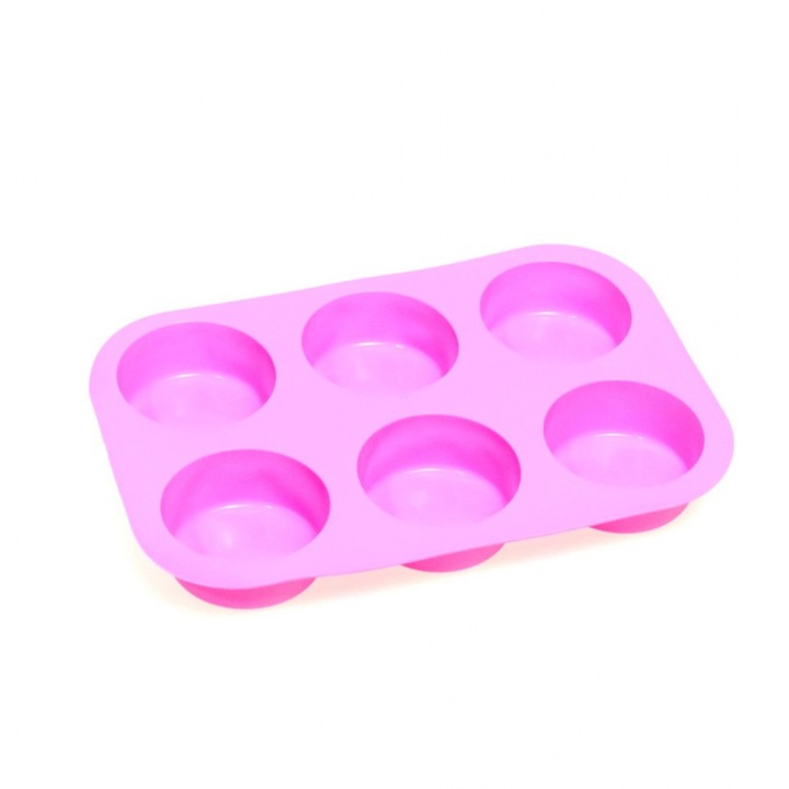 Forma briose, termorezistenta, silicon, multicolor, 25x17x3cm