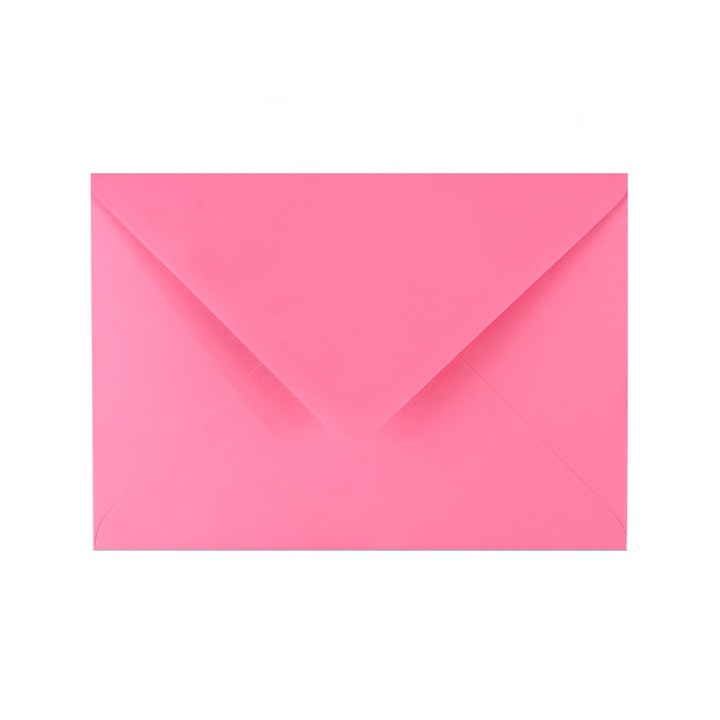 Plicuri roz cu gramaj 120g/m2 B6, set 10 buc, Shan