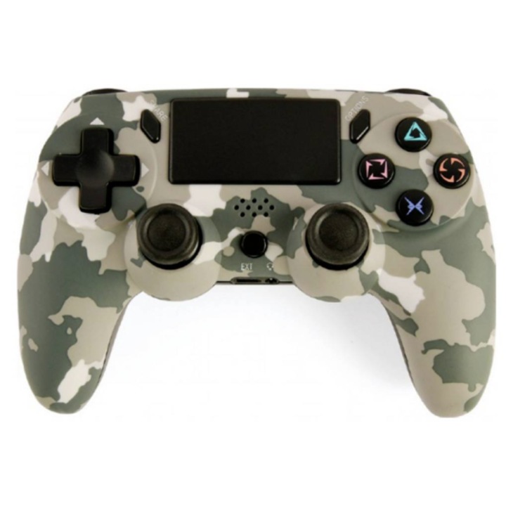 Controller Wireless Gembird JPD-PS4BT-01-CM pentru PlayStation 4 / PC Camuflaj
