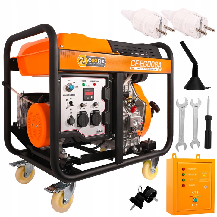 Generator electric 3KW, 17L, sistem ATS, 203cc, Coofix