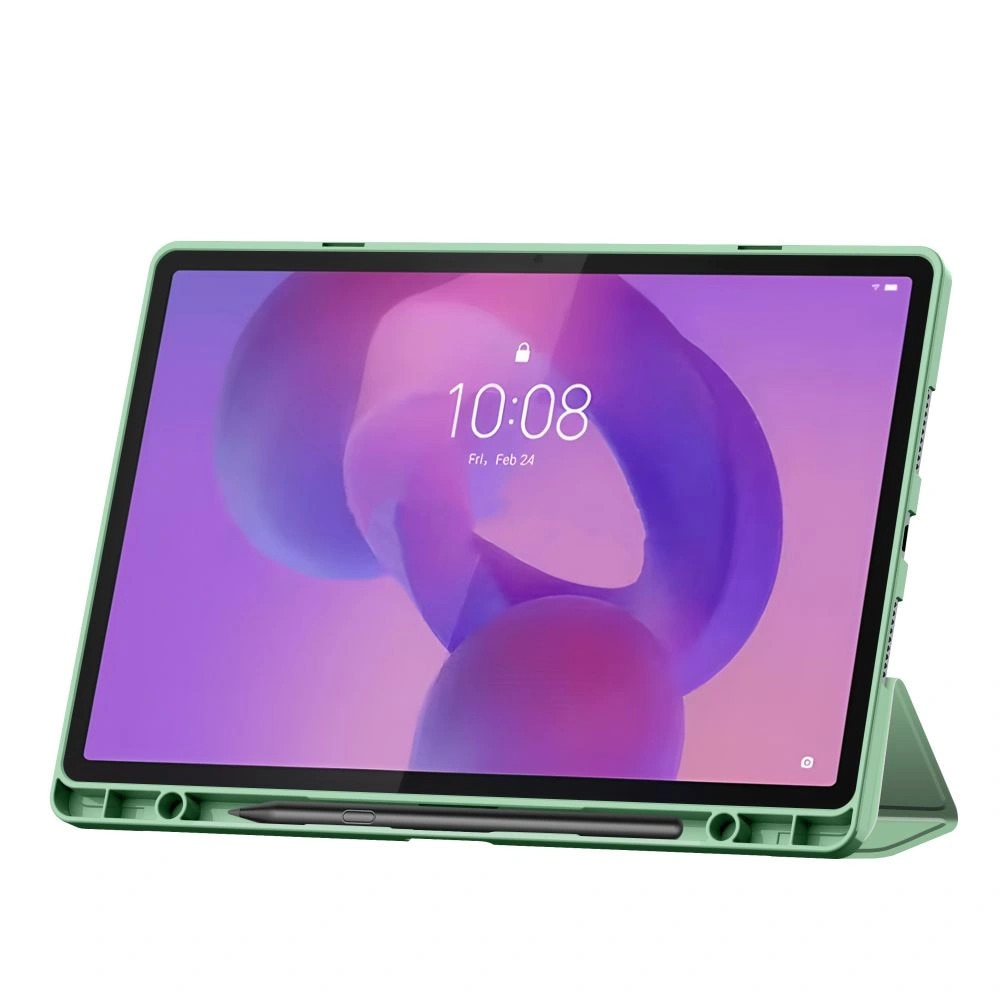 Husa Tech-Protect Smartcase Pen compatibila cu Lenovo Idea Tab Pro 12.7 inch Green