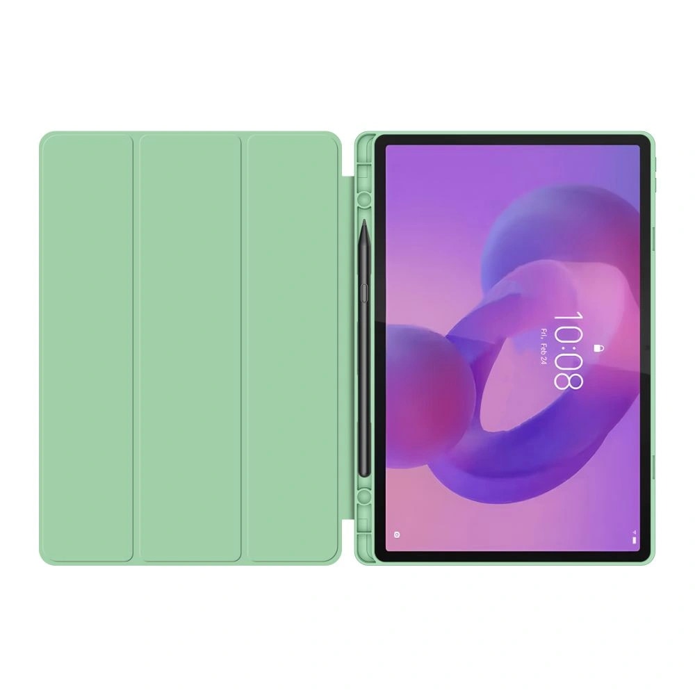 Husa Tech-Protect Smartcase Pen compatibila cu Lenovo Idea Tab Pro 12.7 inch Green