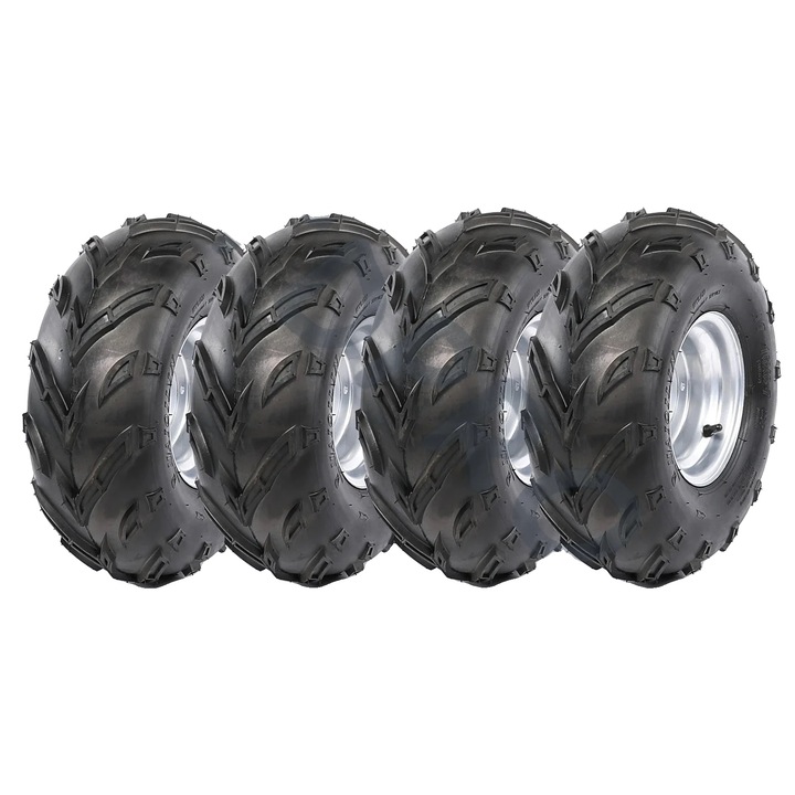 Комплект гуми за ATV и картинг, 16x8-7 инча, висока товароносимост, найлонова конструкция, 4 части