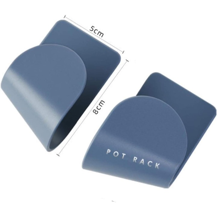Fazéktartó fedél 6 db ABS kék 8x5x4,5cm szett