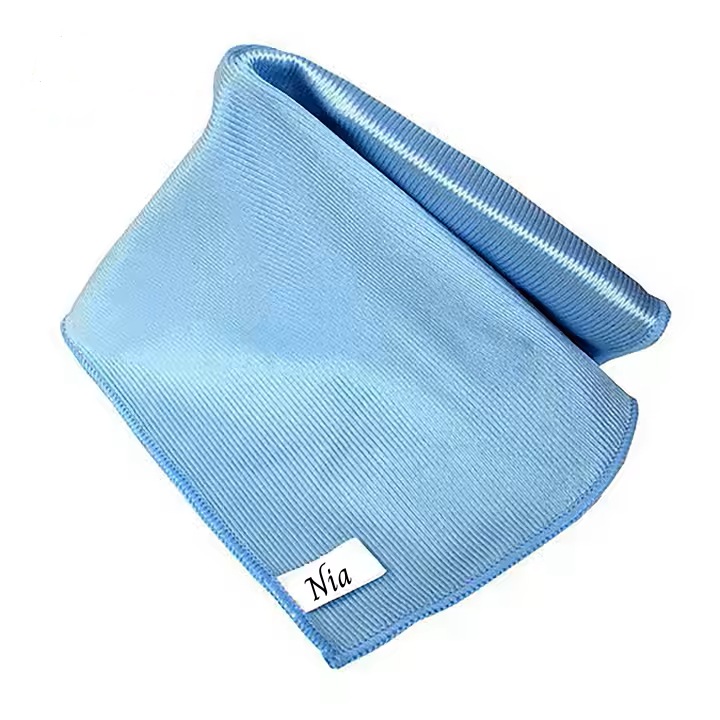 Carpa microfibra, laveta magica, curatare fara detergent 40cm X 70 cm, microbifra densitate 370 GSM, culoare albastra, Nia