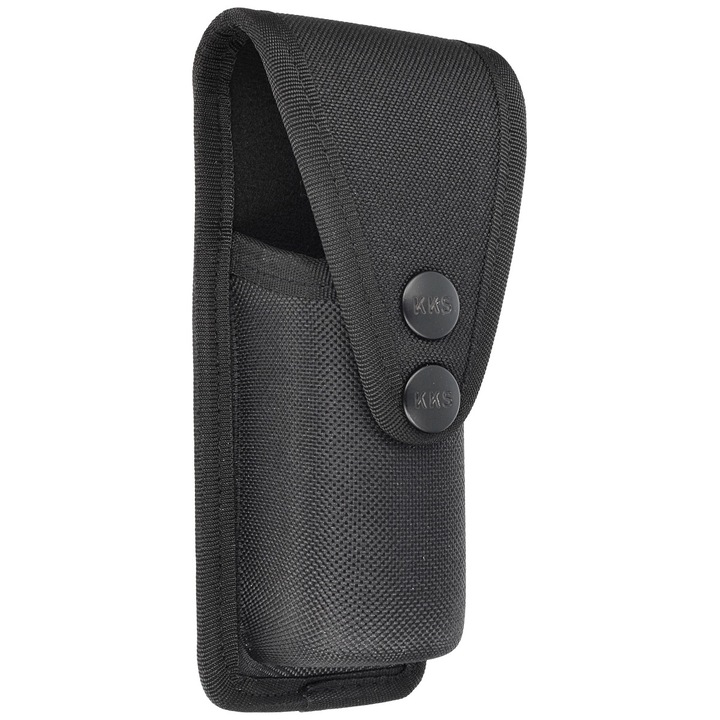 Husa Tactica KKS Pentru Spray Paralizant Rsg Police, Compatibila 50-63 ml, Negru, Material Nylon Durabil Si Impermeabil, Inchidere Sigura Cu Capsa Prym, Prindere Stabila Pe Centura, Ideala Pentru Paza Si Politie, Protectie Impotriva Deteriorarii