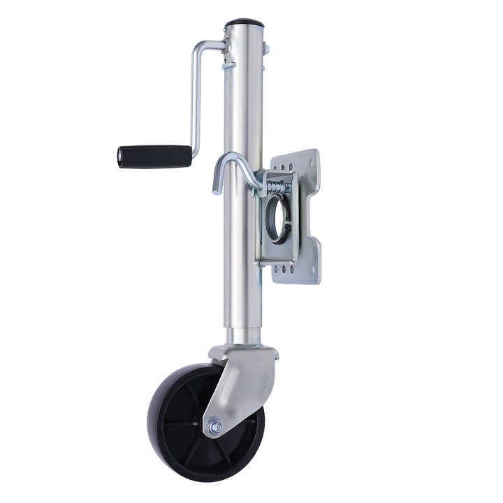 Roata pentru rulota auto, suport 1200 LB, roata rezistenta, pentru remorca, rulota, autocaravana, culoare argintie