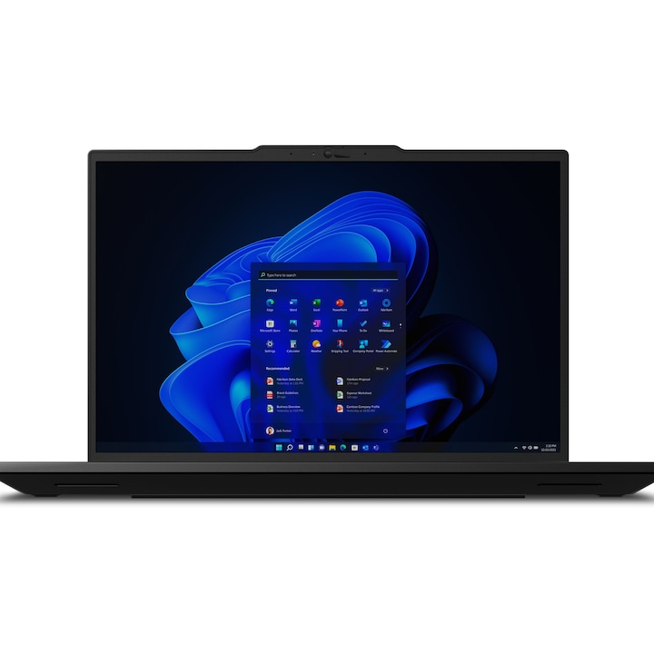 Лаптоп Lenovo ThinkPad P14s G5 с AMD Ryzen 7 Pro 8840HS (3.3/5.1GHz, 16M), 64 GB, 1TB M.2 NVMe SSD, AMD Radeon 780M, Windows 11 Pro, Черен