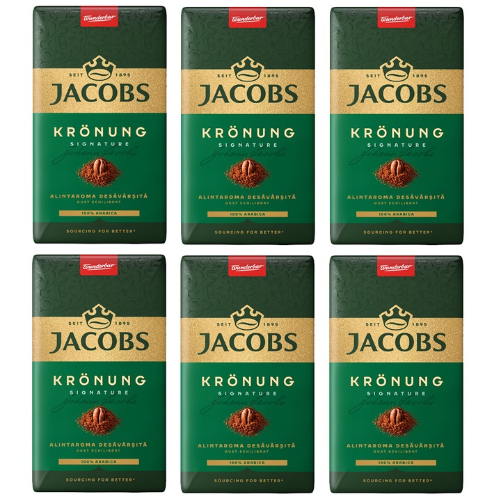 Cafea Macinata Jacobs Kronung 250gr x 6 bucati