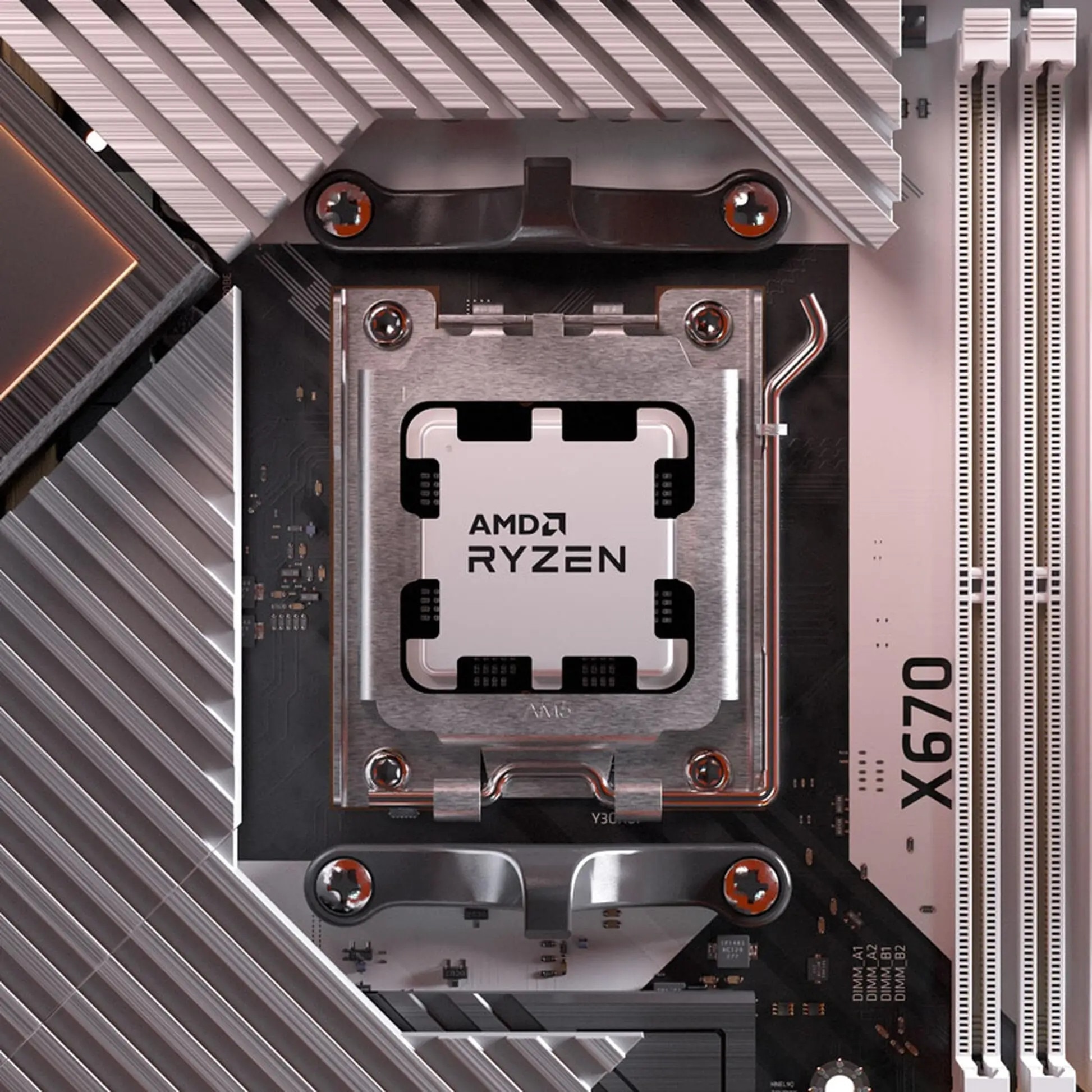 Procesor AMD Ryzen 5 7600, 6 nuclee, 12 fire, 3.8 GHz, 32MB cache