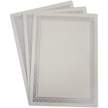 Diploma A4 tipizat cu folio argintiu, 3 bucati Diploma A4 tipizat cu folio argintiu, 3 bucati
