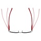 Ochelari de vedere STYLION, model STL281, +2.00, protectie Blue Light, antireflex, negru/rosu, set complet