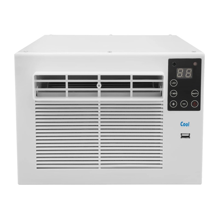 Aer conditionat portabil, compresor eficient, alb, 41.5x28.3x20.5cm