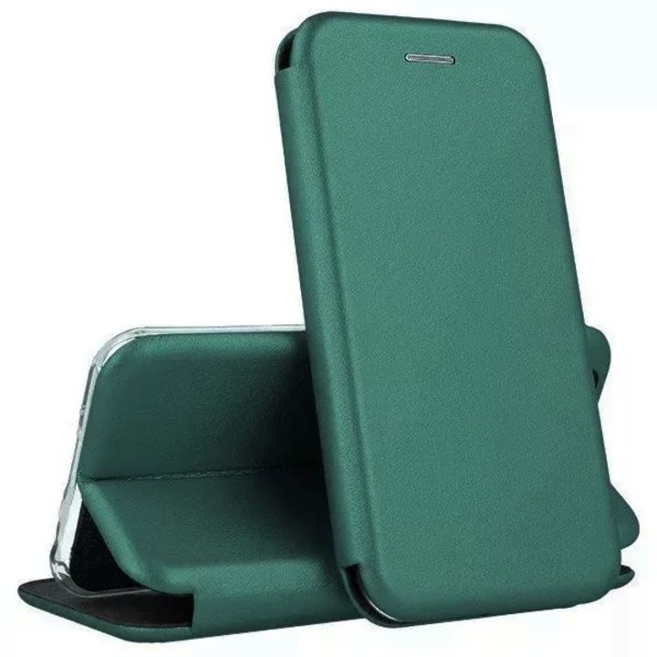 Husa flip stand Piele ecologica pentru Samsung Galaxy A06 Verde