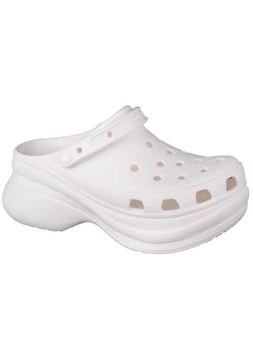 Saboti Coturn Platforma Femei, Crocs, Classci Bae 2066302 Clog, Alb, Alb, 39