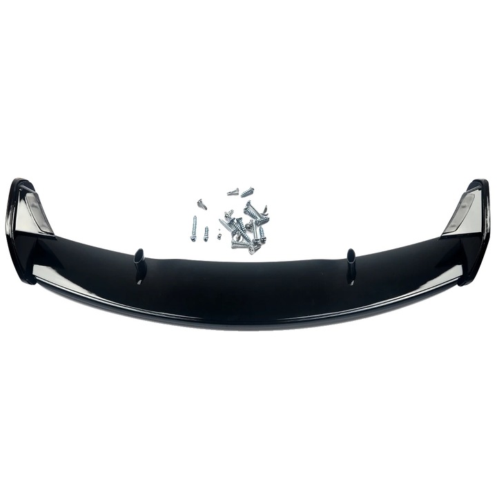 Спойлер за Mercedes Benz A Class W177, заден, аеродинамичен дизайн, гланцово черно покритие, размери 120x33x11 мм