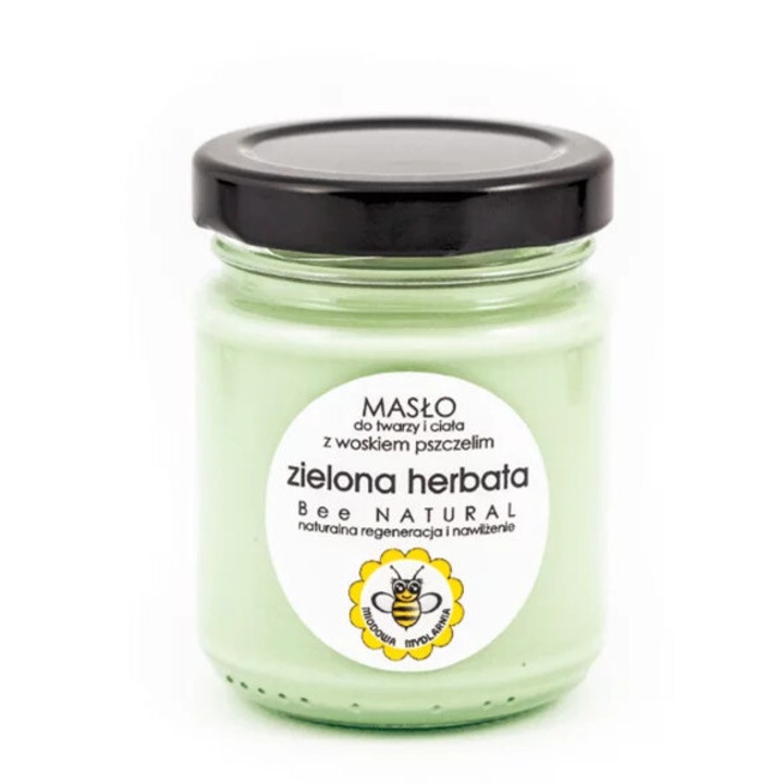 Test- és arcvaj, Miodowa Mydlarnia, zöld, 100% természetes, 200 ml