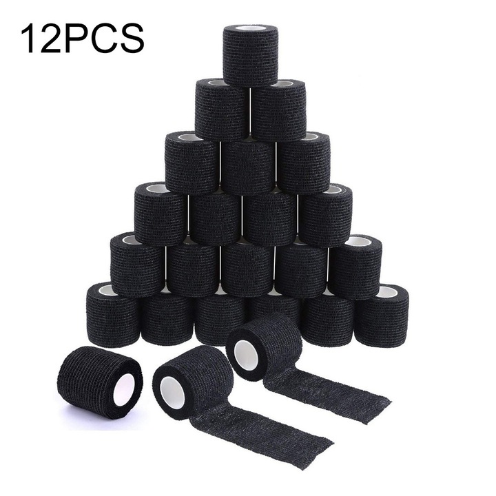 Accesorii tatuaj HERUSI set 12 huse grip rezistente apa elastic