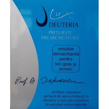 Set emulsie demachianta pentru ten gras si acneic, Deuteria Cosmetics, 150 ml Set emulsie demachianta pentru ten gras si acneic, Deuteria Cosmetics, 150 ml