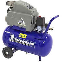 Compresor de aer monofazat profesional MICHELIN MB24, rezervor 25l, 170 l/min, 1,5kW