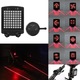 Semnalizare LED cu telecomanda pentru bicicleta, Zola, 8 modele proiectie, 2 moduri de iluminare, diametru tija 25-30 mm, alimentare baterii