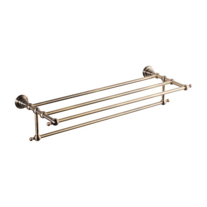 Hátizsáktartó, Sapho, DIAMOND, bronz, 605x134x230mm, retró, polccal