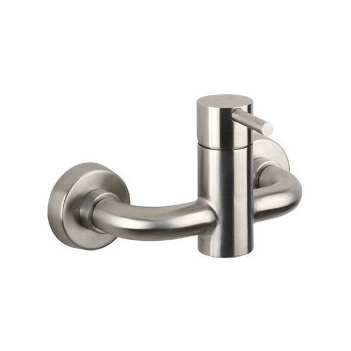 Fali zuhanycsaptelep, Sapho, MINIMAL, 113mm, ezüst, 35mm