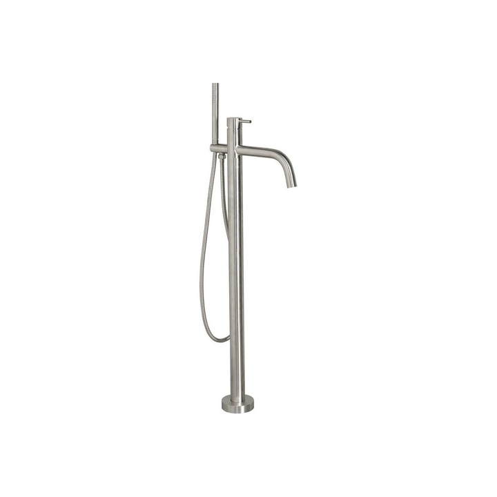 Санитарен смесител Sapho MINIMAL, матова неръждаема стомана, 50x1013x246 мм, за подов монтаж, 8.68 кг